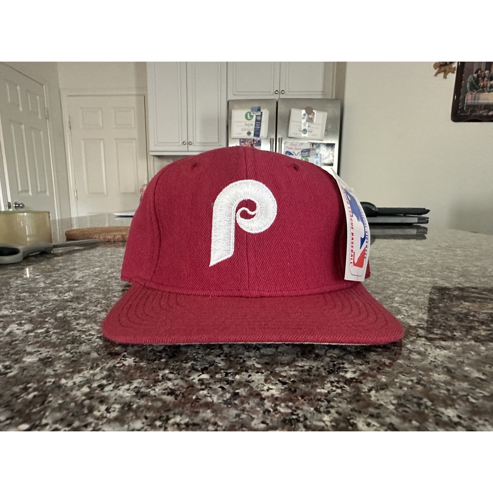 Sports Specialties Philadelphia Phillies Hat Cap Men 6 5/8 Red‎ Wool Vintage NWT